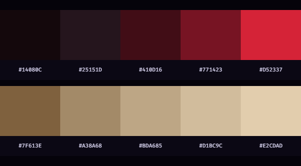 Eyedropper — rendu de la palette et variables CSS exportées
