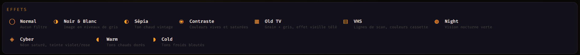 Multistream — interface de l'outil